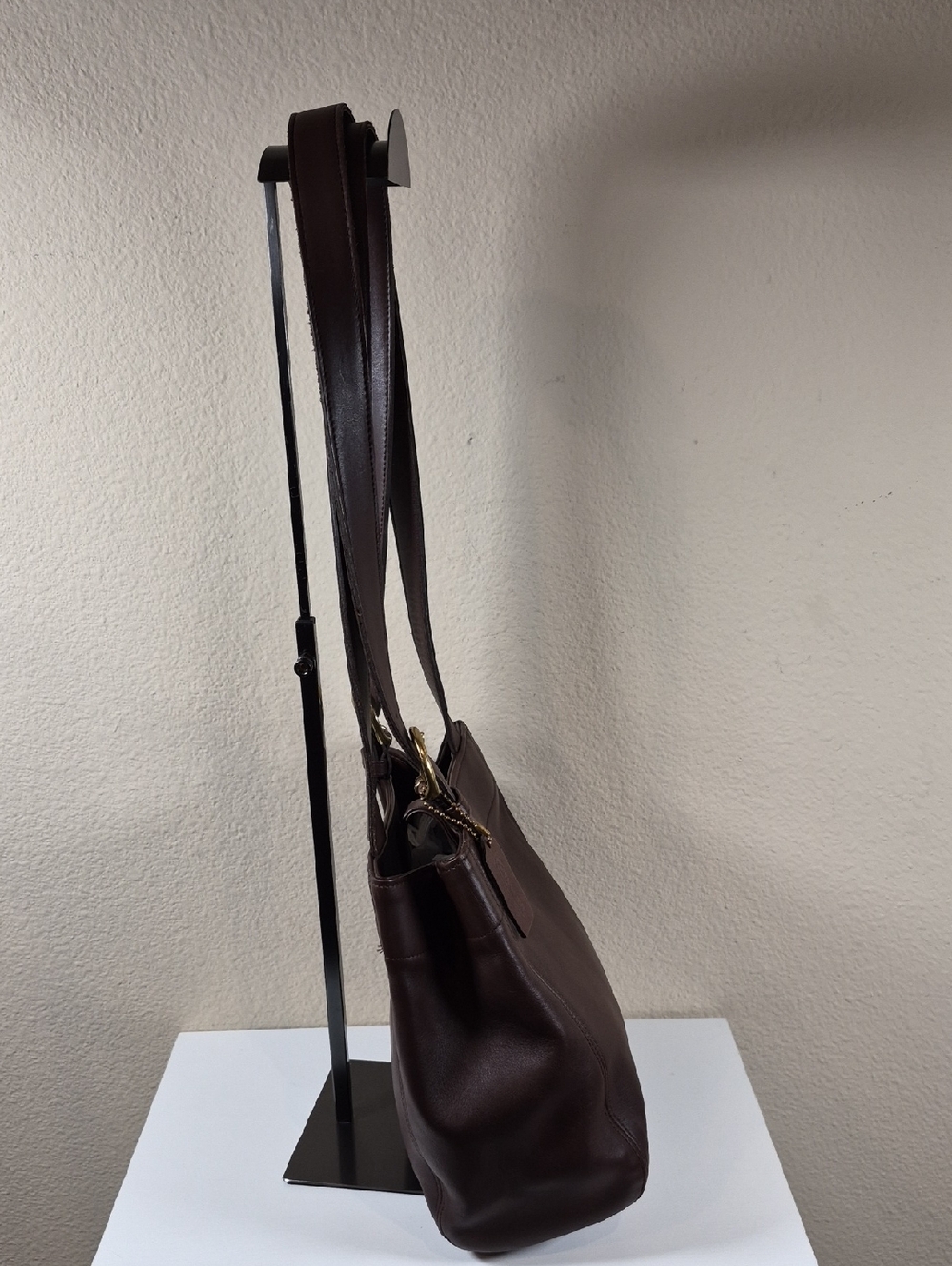 Vintage Coach Mahogany Buckle Bag #4157 - Picture 9 of 11